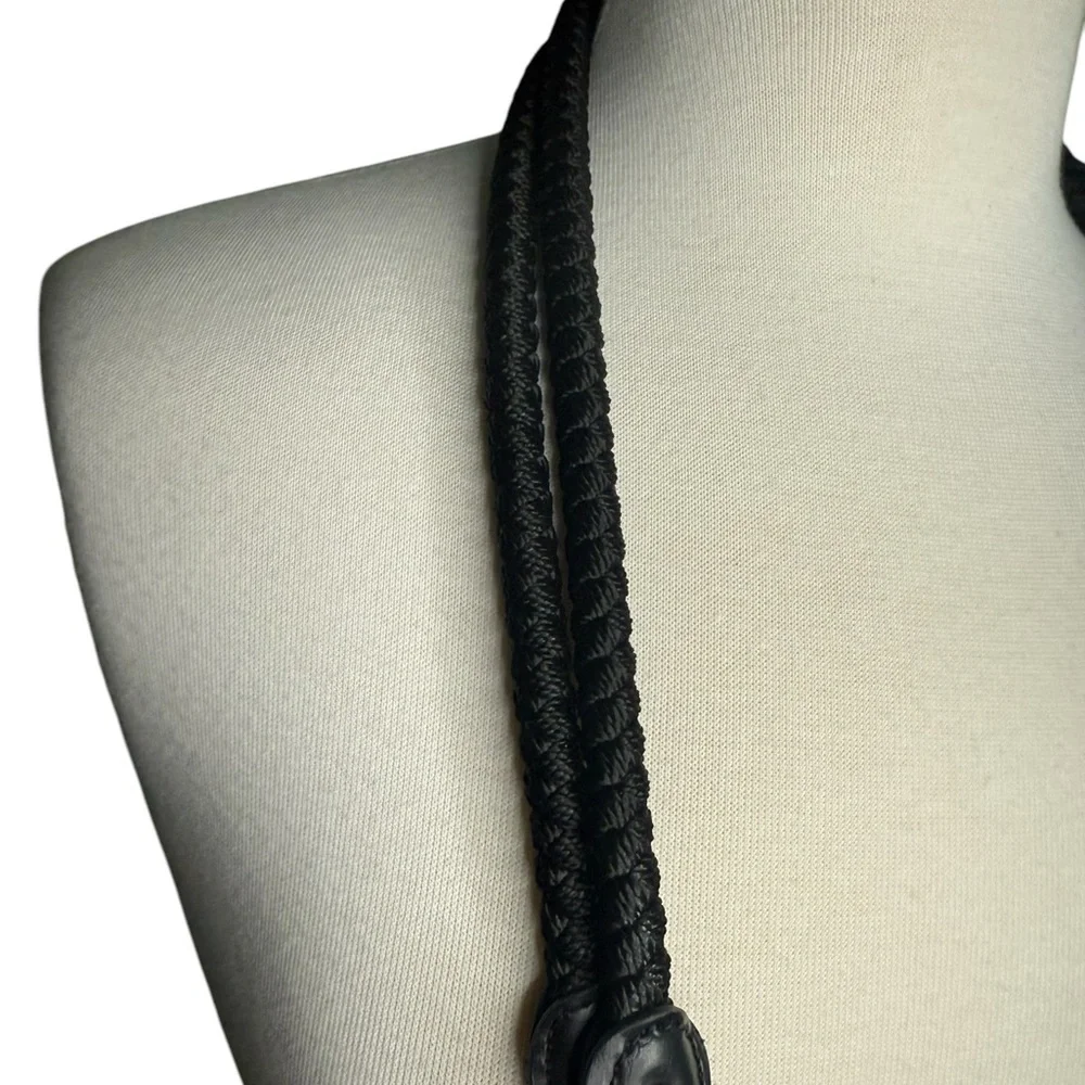 The Sak Black and White Crochet Collection Hobo Handbag